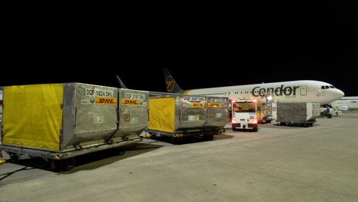 Hãng hàng không giải trí Condor khai thác các chuyến bay chở hàng PAX cho DHL
