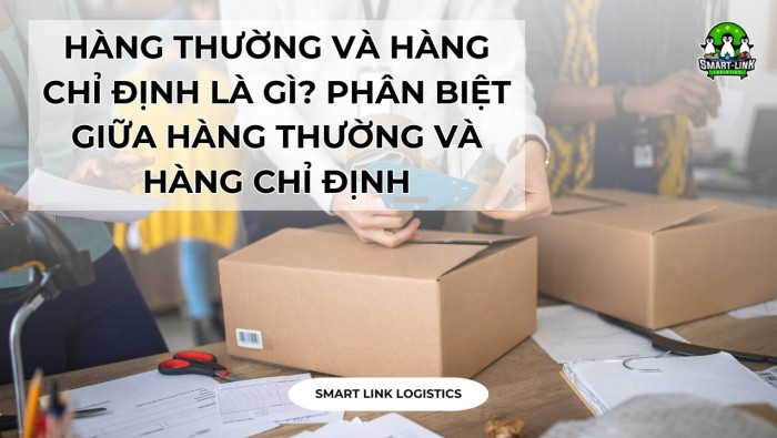 HÀNG THƯỜNG VÀ HÀNG CHỈ ĐỊNH LÀ GÌ? PHÂN BIỆT GIỮA HÀNG THƯỜNG VÀ HÀNG CHỈ ĐỊNH TRONG VẬN CHUYỂN HÀNG HÓA