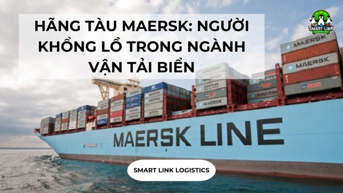 HÃNG TÀU MAERSK: NGƯỜI KHỔNG LỒ TRONG NGÀNH VẬN TẢI BIỂN