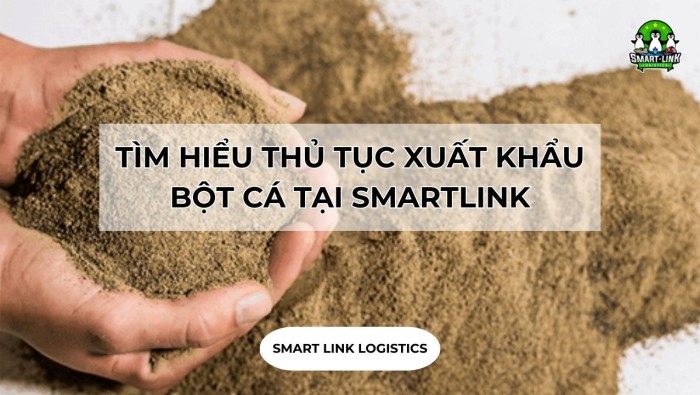 TÌM HIỂU THỦ TỤC XUẤT KHẨU BỘT CÁ TẠI SMARTLINK