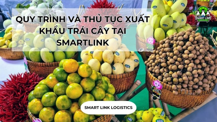 QUY TRÌNH VÀ THỦ TỤC XUẤT KHẨU TRÁI CÂY TẠI SMARTLINK