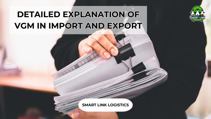 DETAILED EXPLANATION OF VGM IN IMPORT AND EXPORT