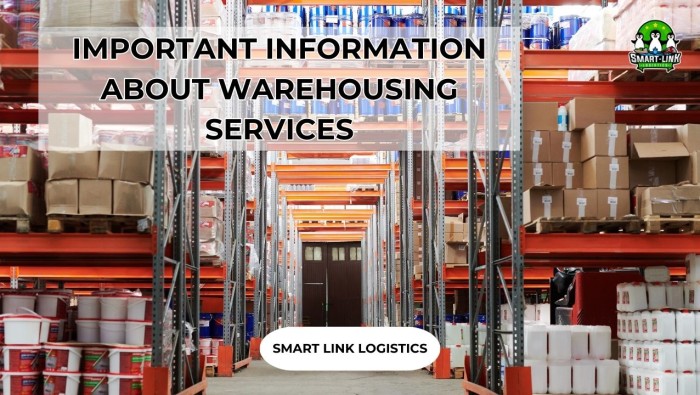 IMPORTANT INFORMATION ABOUT WAREHOUSING SERVICES