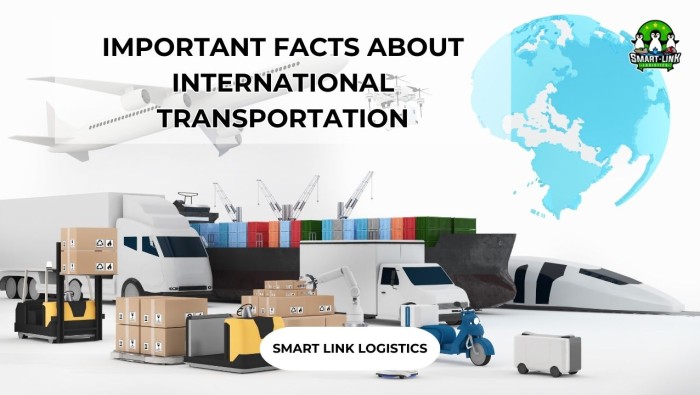 IMPORTANT FACTS ABOUT INTERNATIONAL TRANSPORTATION