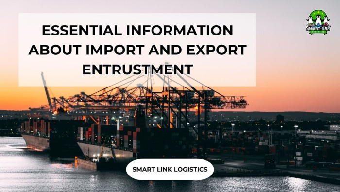 ESSENTIAL INFORMATION ABOUT IMPORT AND EXPORT ENTRUSTMENT