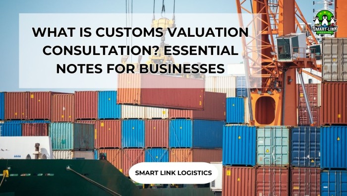 WHAT IS CUSTOMS VALUATION CONSULTATION? ESSENTIAL NOTES FOR BUSINESSES