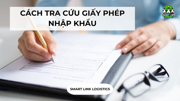 CÁCH TRA CỨU GIẤY PHÉP NHẬP KHẨU