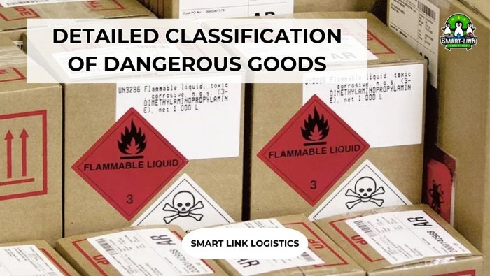 DETAILED CLASSIFICATION OF DANGEROUS GOODS