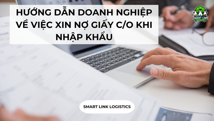 HƯỚNG DẪN DOANH NGHIỆP VỀ VIỆC XIN NỢ GIẤY C/O KHI NHẬP KHẨU