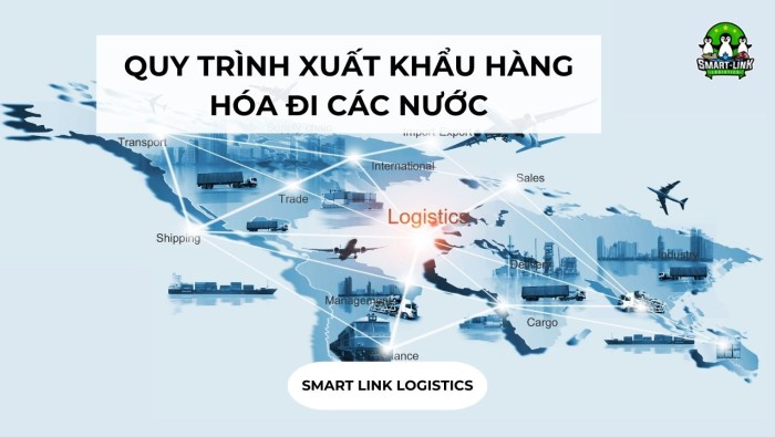 QUY TRÌNH XUẤT KHẨU HÀNG HÓA ĐI CÁC NƯỚC