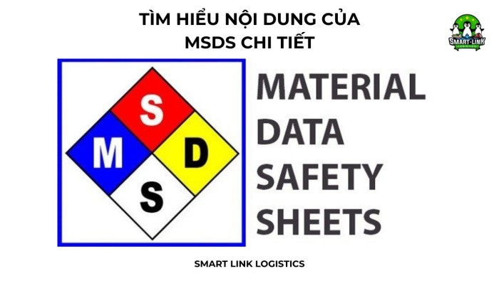 TÌM HIỂU NỘI DUNG CỦA MSDS CHI TIẾT