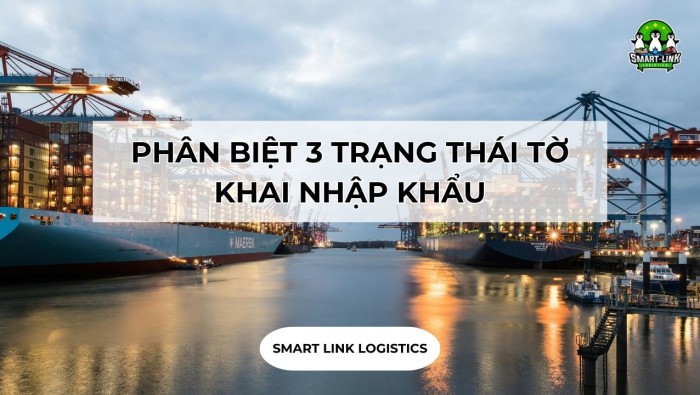 PHÂN BIỆT 3 TRẠNG THÁI TỜ KHAI NHẬP KHẨU