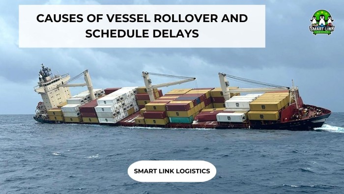 CAUSES OF VESSEL ROLLOVER AND SCHEDULE DELAYS