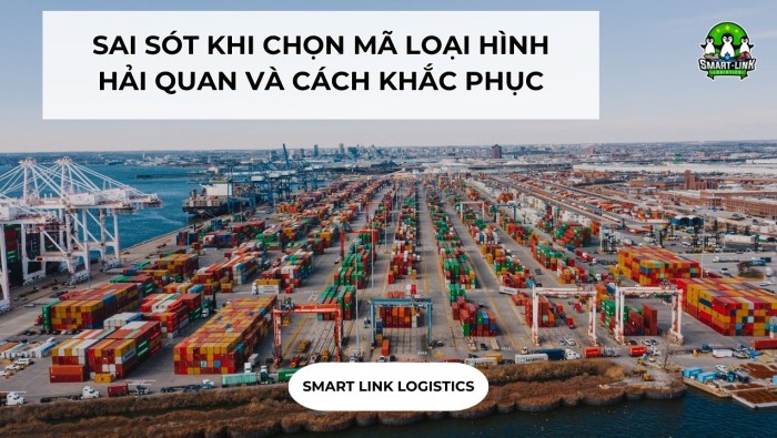 SAI SÓT KHI CHỌN MÃ LOẠI HÌNH HẢI QUAN VÀ CÁCH KHẮC PHỤC