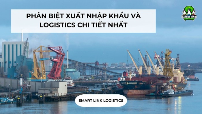PHÂN BIỆT XUẤT NHẬP KHẨU VÀ LOGISTICS CHI TIẾT NHẤT