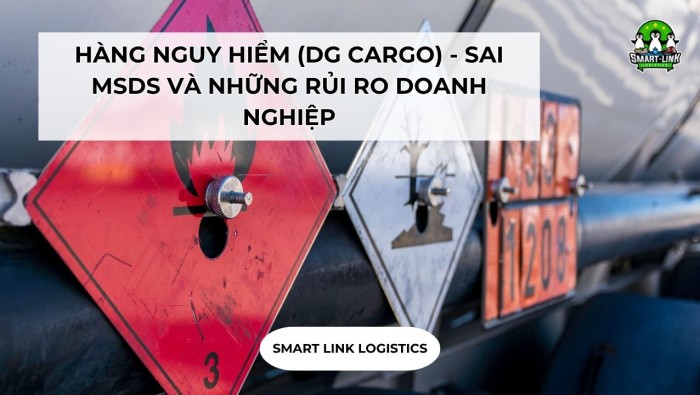HÀNG NGUY HIỂM (DG CARGO) – SAI MSDS VÀ NHỮNG RỦI RO DOANH NGHIỆP
