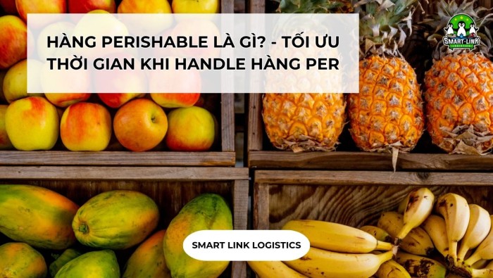 HÀNG PERISHABLE LÀ GÌ? – TỐI ƯU THỜI GIAN KHI HANDLE HÀNG PER