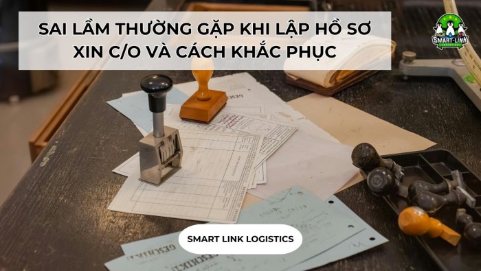 SAI LẦM THƯỜNG GẶP KHI LẬP HỒ SƠ XIN C/O VÀ CÁCH KHẮC PHỤC