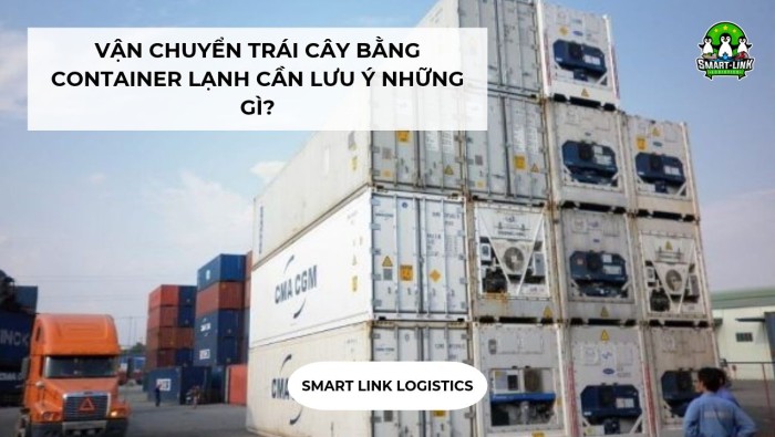 VẬN CHUYỂN TRÁI CÂY BẰNG CONTAINER LẠNH CẦN LƯU Ý NHỮNG GÌ?
