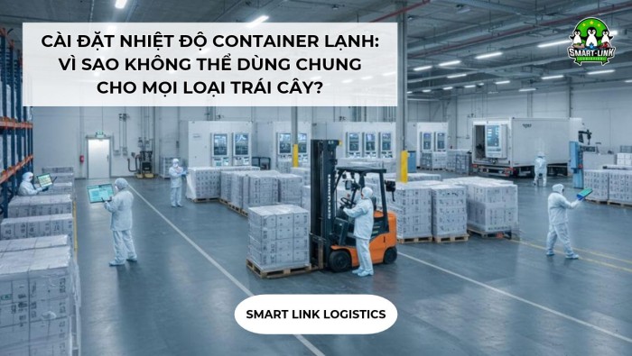 CÀI ĐẶT NHIỆT ĐỘ CONTAINER LẠNH: VÌ SAO KHÔNG THỂ DÙNG CHUNG CHO MỌI LOẠI TRÁI CÂY?