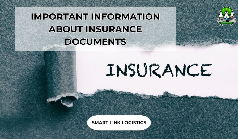 IMPORTANT INFORMATION ABOUT INSURANCE DOCUMENTS