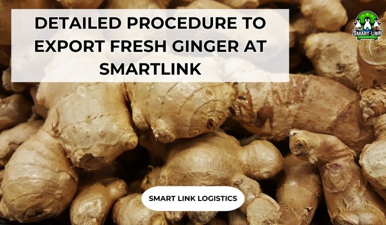 DETAILED PROCEDURE TO EXPORT FRESH GINGER AT SMARTLINK