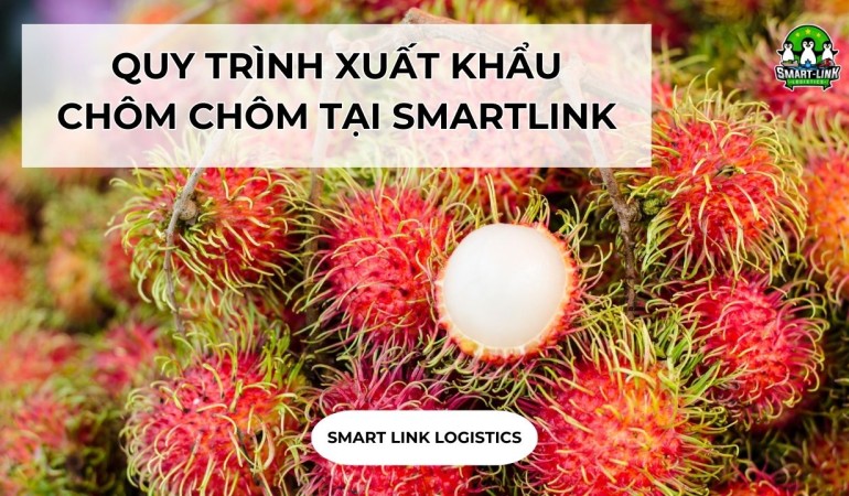 QUY TRÌNH XUẤT KHẨU CHÔM CHÔM TẠI SMARTLINK