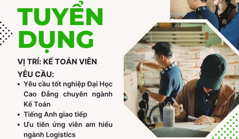 TUYỂN DỤNG KẾ TOÁN VIÊN TẠI SMARTLINK LOGISTICS
