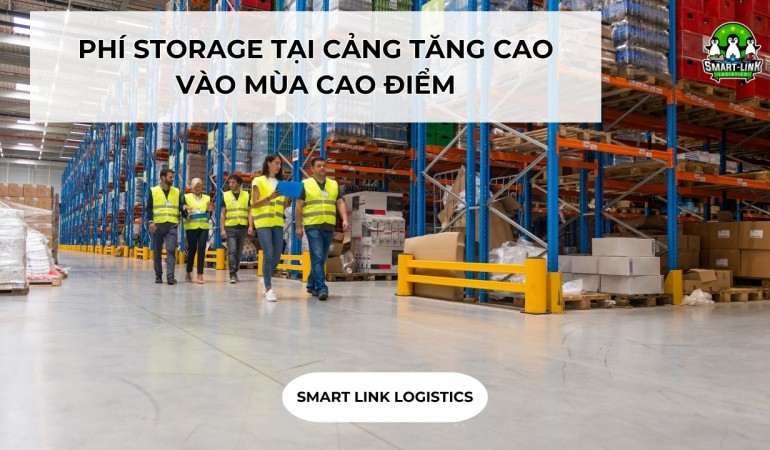 PHÍ STORAGE TẠI CẢNG TĂNG CAO VÀO MÙA CAO ĐIỂM