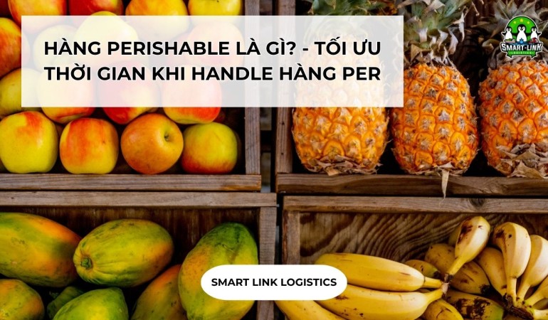 HÀNG PERISHABLE LÀ GÌ? – TỐI ƯU THỜI GIAN KHI HANDLE HÀNG PER