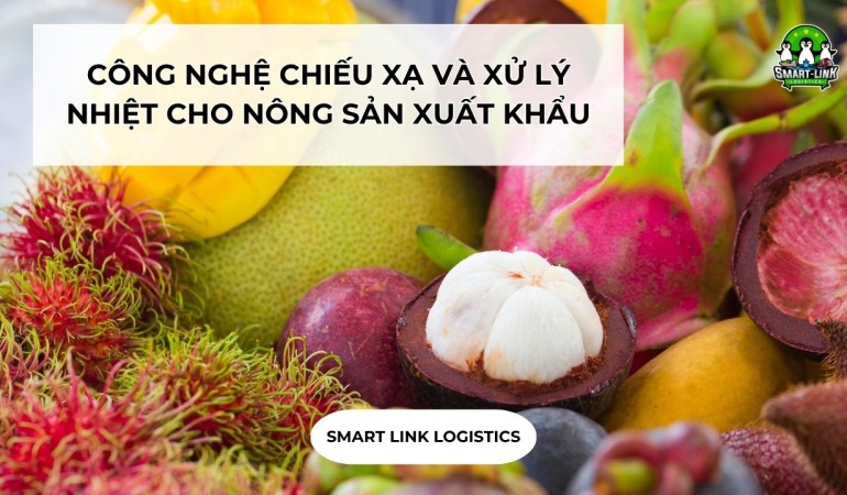 CÔNG NGHỆ CHIẾU XẠ VÀ XỬ LÝ NHIỆT CHO NÔNG SẢN XUẤT KHẨU