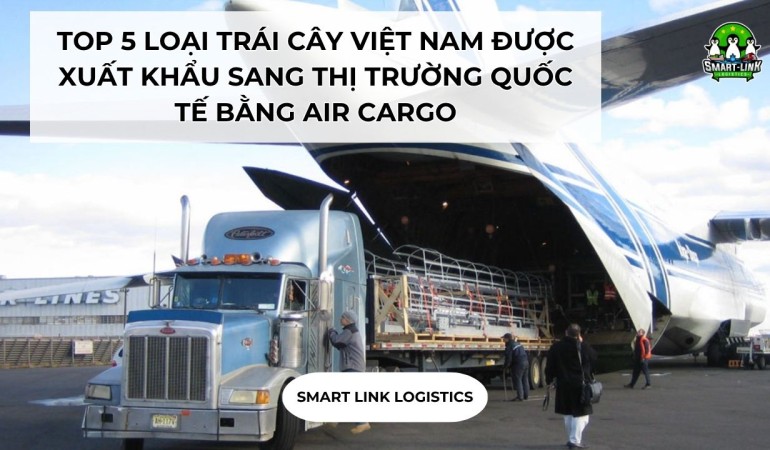 TOP 5 LOẠI TRÁI CÂY VIỆT NAM ĐƯỢC XUẤT KHẨU SANG THỊ TRƯỜNG QUỐC TẾ BẰNG AIR CARGO