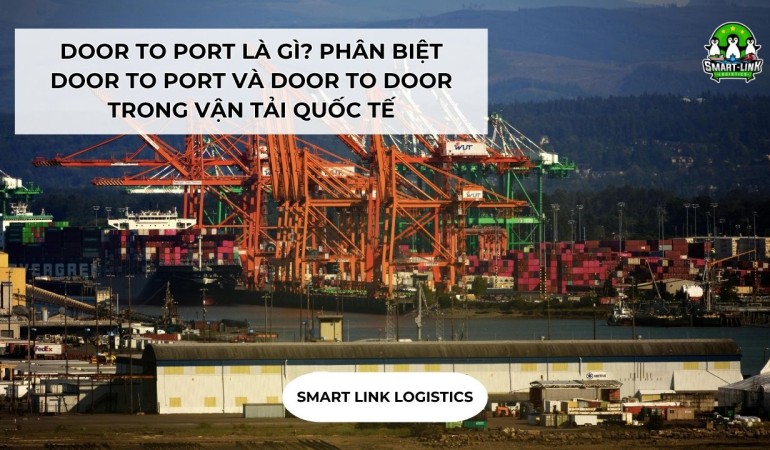 DOOR TO PORT LÀ GÌ? PHÂN BIỆT DOOR TO PORT VÀ DOOR TO DOOR TRONG VẬN TẢI QUỐC TẾ