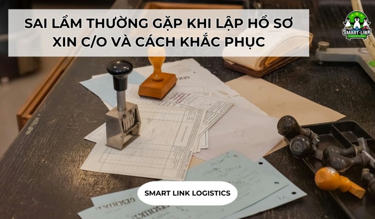 SAI LẦM THƯỜNG GẶP KHI LẬP HỒ SƠ XIN C/O VÀ CÁCH KHẮC PHỤC