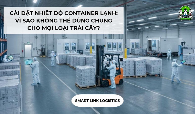 CÀI ĐẶT NHIỆT ĐỘ CONTAINER LẠNH: VÌ SAO KHÔNG THỂ DÙNG CHUNG CHO MỌI LOẠI TRÁI CÂY?