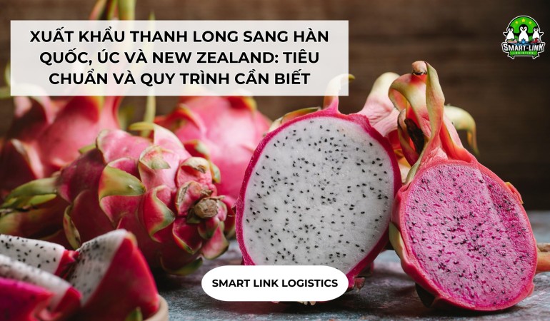 XUẤT KHẨU THANH LONG SANG HÀN QUỐC, ÚC VÀ NEW ZEALAND: TIÊU CHUẨN VÀ QUY TRÌNH CẦN BIẾT