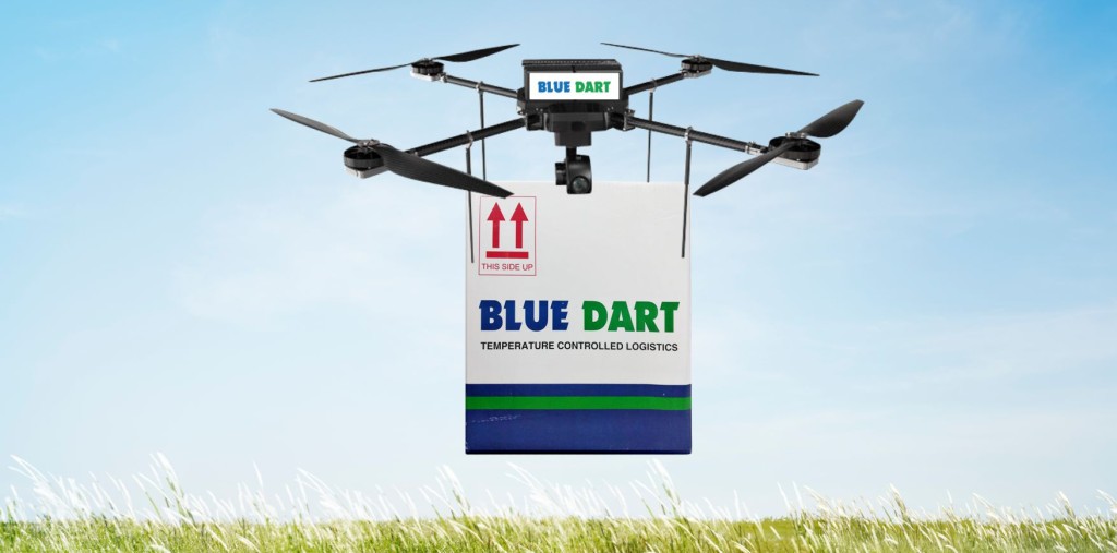 Blue Dart thử nghiệm giao hàng bằng máy bay không người lái dược phẩm ở Ấn Độ