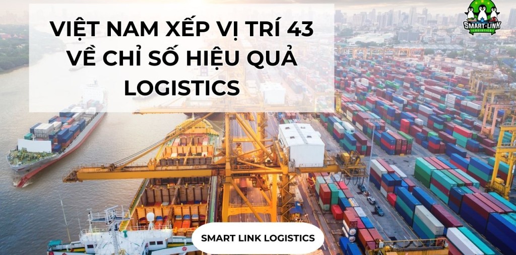 VIỆT NAM XẾP VỊ TRÍ 43 VỀ CHỈ SỐ HIỆU QUẢ LOGISTICS