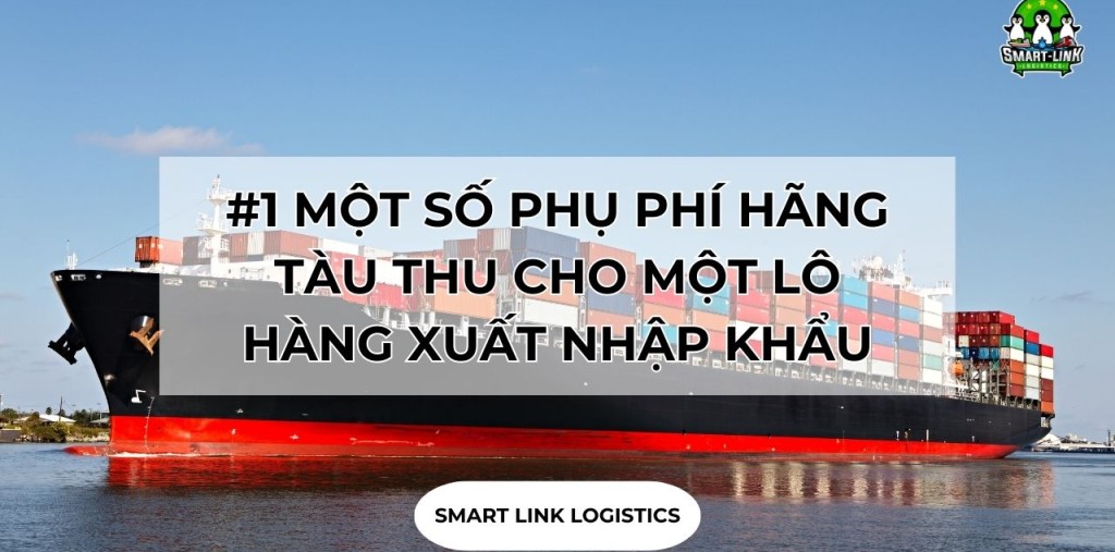 #1 MỘT SỐ PHỤ PHÍ HÃNG TÀU THU CHO MỘT LÔ HÀNG XUẤT NHẬP KHẨU