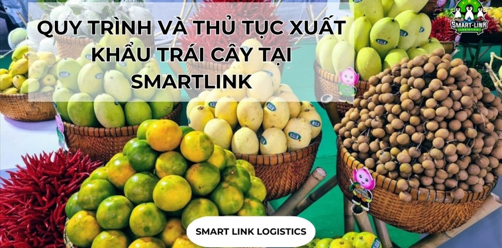 QUY TRÌNH VÀ THỦ TỤC XUẤT KHẨU TRÁI CÂY TẠI SMARTLINK