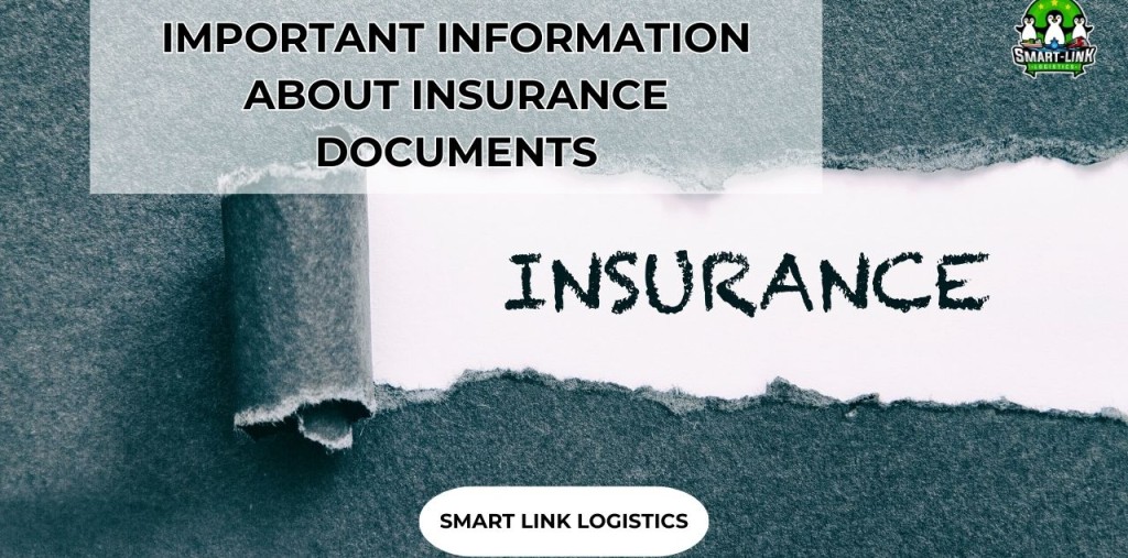 IMPORTANT INFORMATION ABOUT INSURANCE DOCUMENTS
