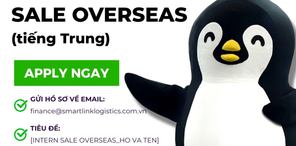 TUYỂN DỤNG THỰC TẬP SINH SALES OVERSEAS TIẾNG TRUNG (Full-time)