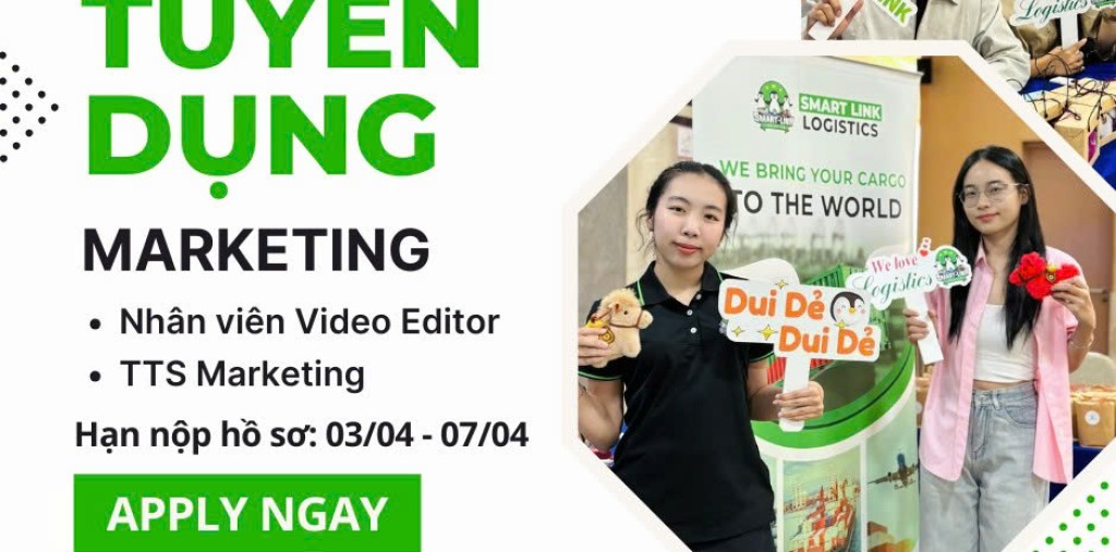 TUYỂN DỤNG ĐỘI NGŨ MARKETING