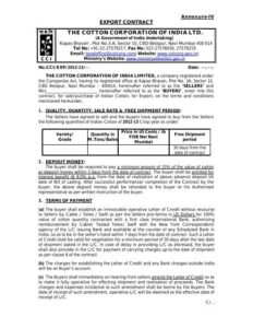 DETAILS ON IMPORT AND EXPORT CONTRACTS - Smartlink