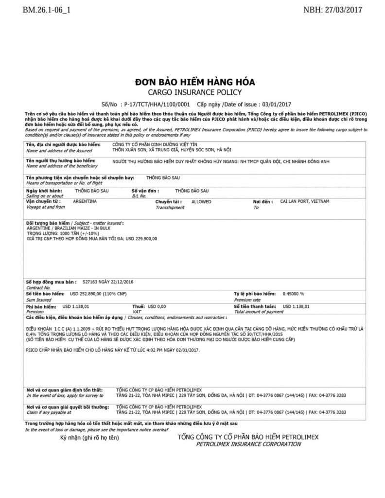 IMPORTANT INFORMATION ABOUT INSURANCE DOCUMENTS - Smartlink